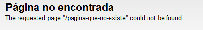 Ejemplo de página no encontrada.